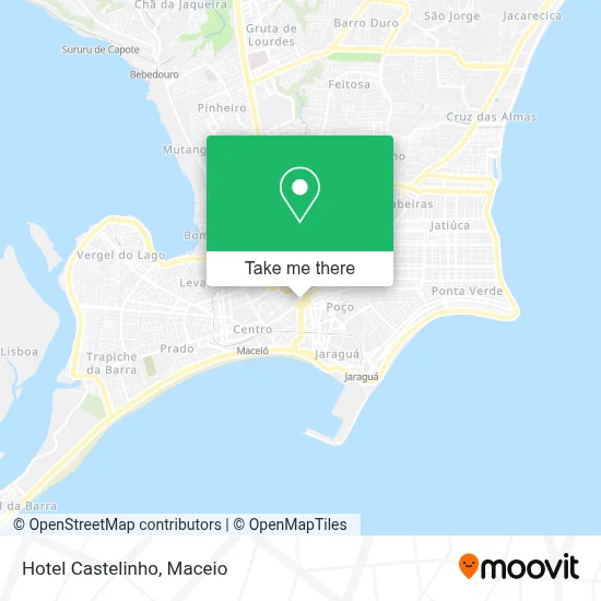 Hotel Castelinho map