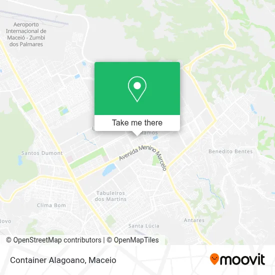 Container Alagoano map