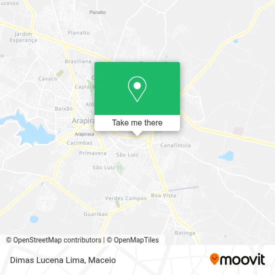 Dimas Lucena  Lima map
