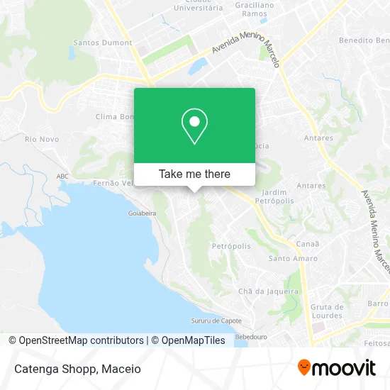 Catenga Shopp map