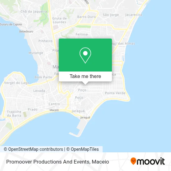Promoover Productions And Events map