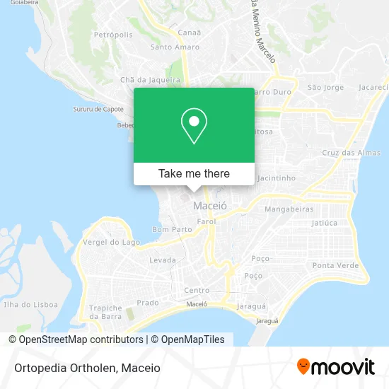 Ortopedia Ortholen map