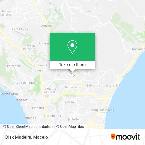 Disk Madeira map
