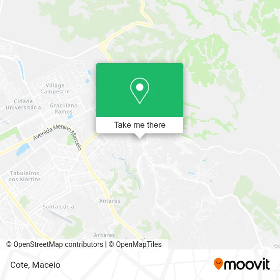 Cote map