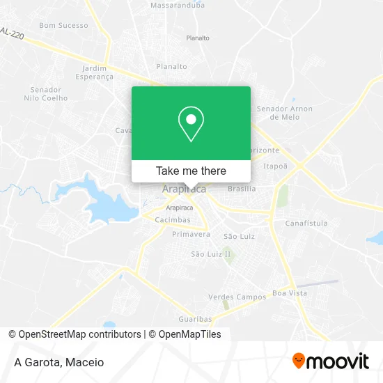 A Garota map