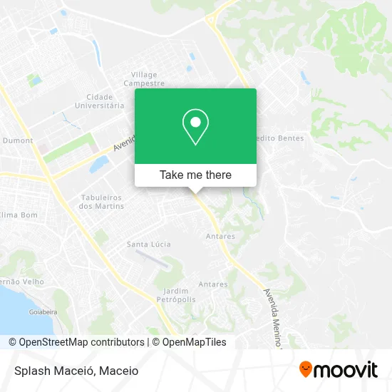 Splash Maceió map