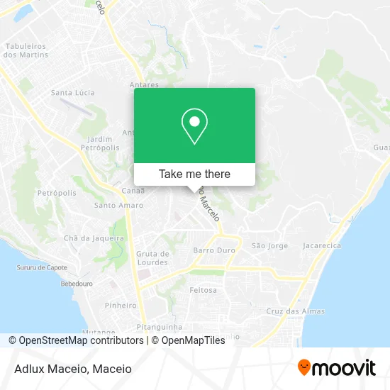 Adlux Maceio map
