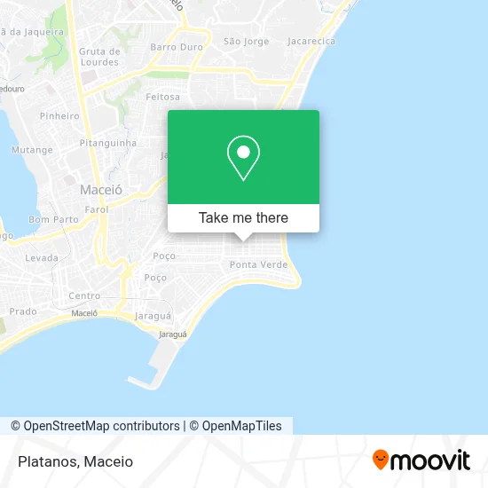 Platanos map