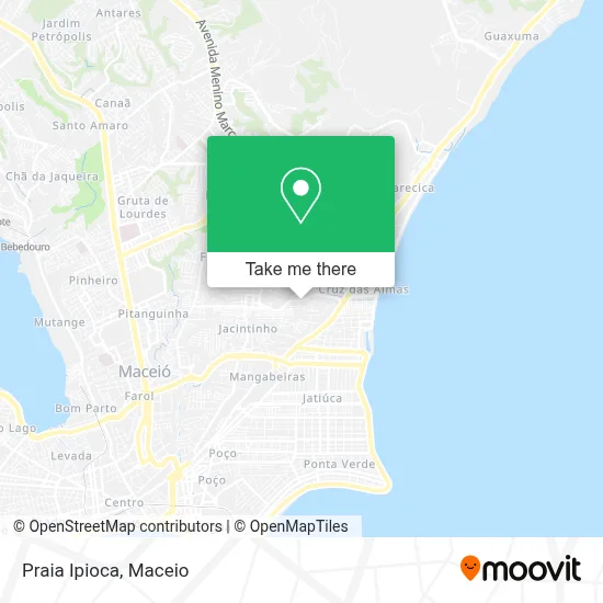 Praia Ipioca map