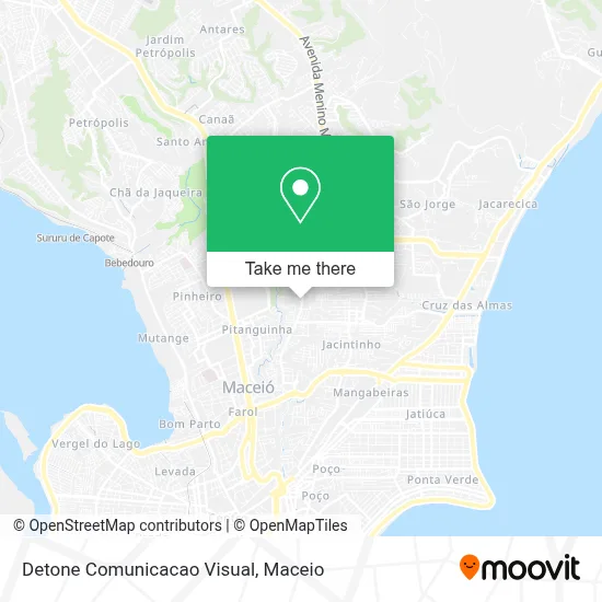 Detone Comunicacao Visual map