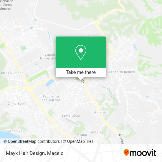 Mayk Hair Design map
