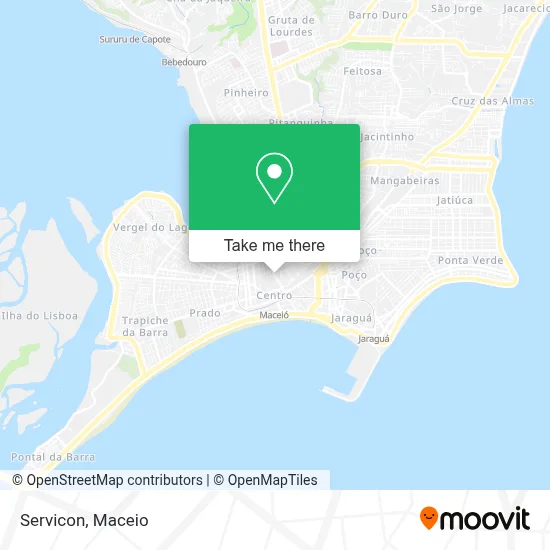 Servicon map