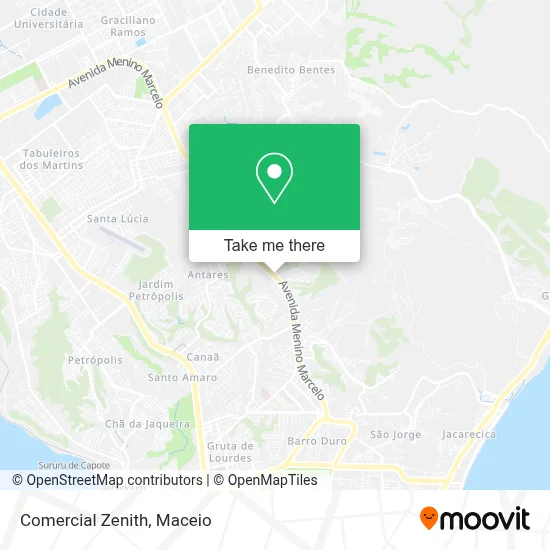 Comercial Zenith map