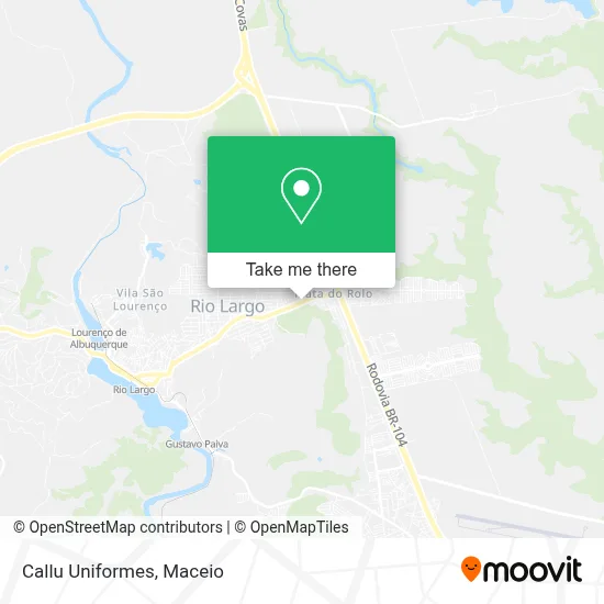 Callu Uniformes map