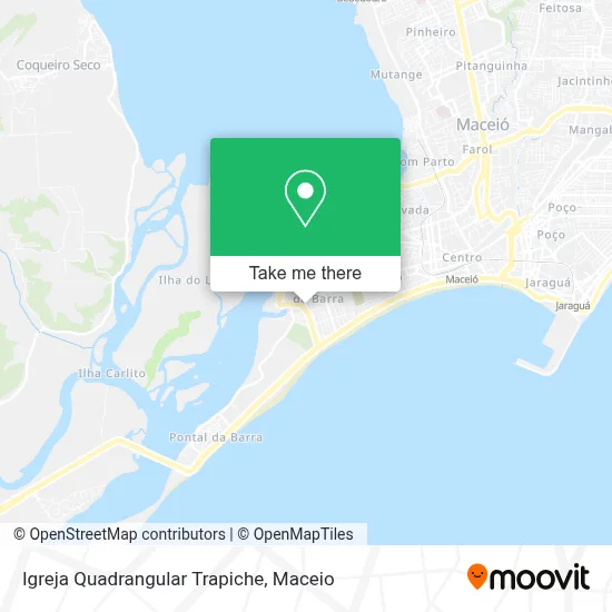 Igreja Quadrangular Trapiche map