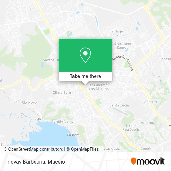 Inovay Barbearia map