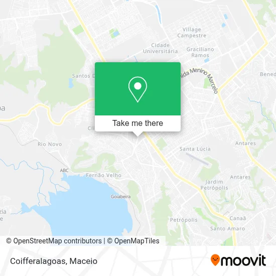 Coifferalagoas map