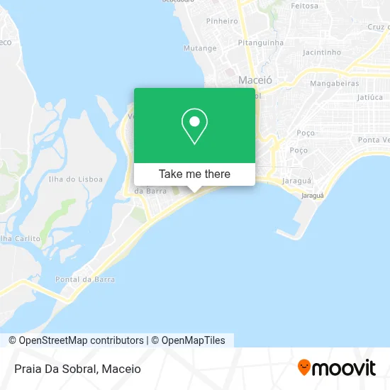 Praia Da Sobral map