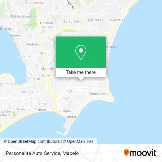 Personalité Auto Service map