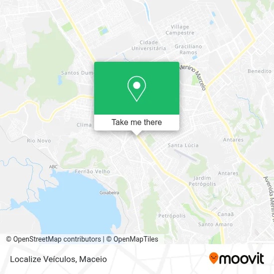 Localize Veículos map