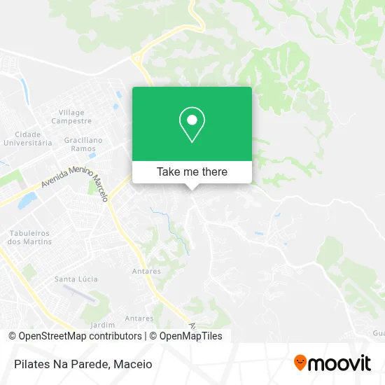Pilates Na Parede map