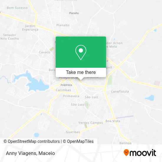Anny Viagens map