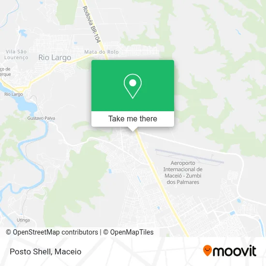 Posto Shell map