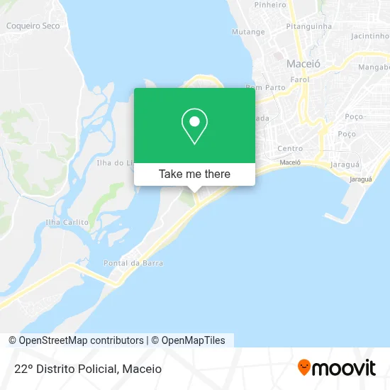 22º Distrito Policial map