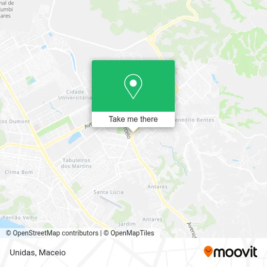 Unidas map