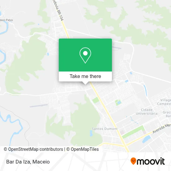 Bar Da Iza map