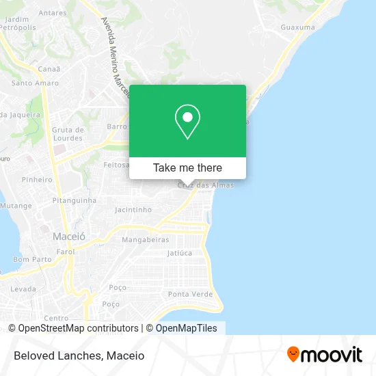 Beloved Lanches map