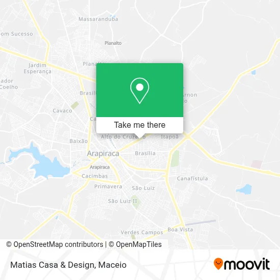 Matias Casa & Design map