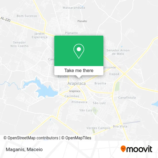Maganis map
