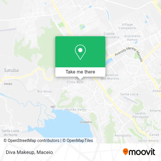 Diva Makeup map