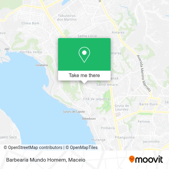 Barbearia Mundo Homem map