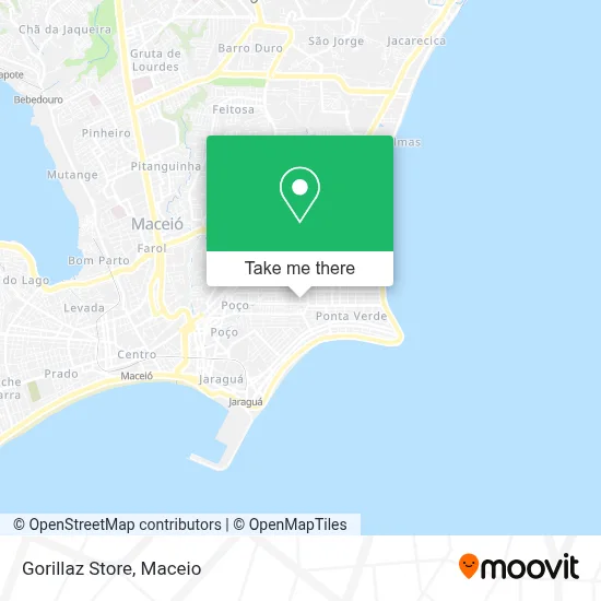 Gorillaz Store map