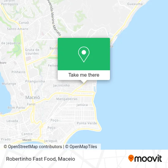 Robertinho Fast Food map