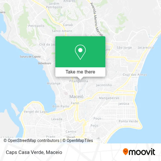 Caps Casa Verde map