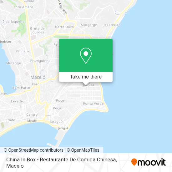 China In Box - Restaurante De Comida Chinesa map