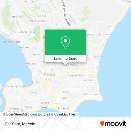 Car Som map