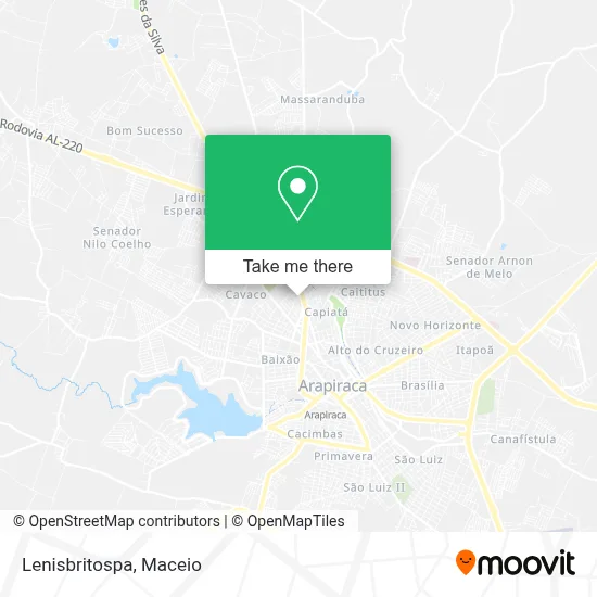 Lenisbritospa map