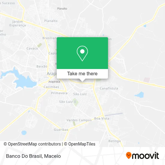 Banco Do Brasil map