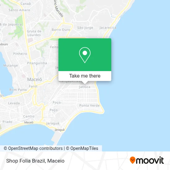 Shop Folia Brazil map