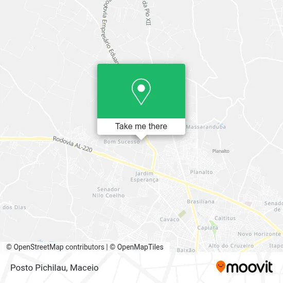 Posto Pichilau map
