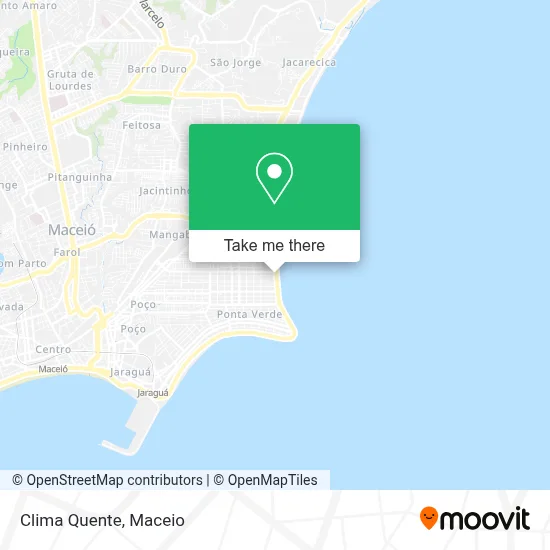 Clima Quente map