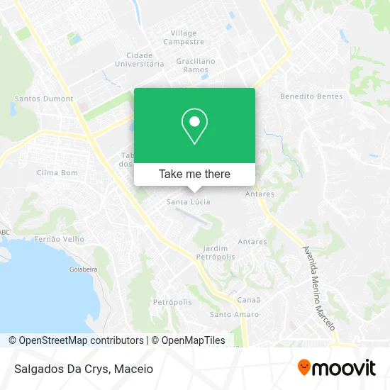 Salgados Da Crys map
