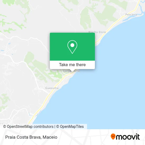 Praia Costa Brava map
