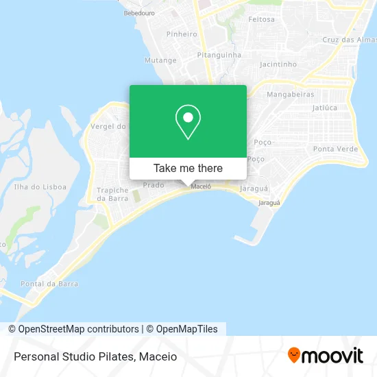 Personal Studio Pilates map