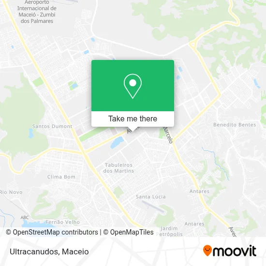 Ultracanudos map