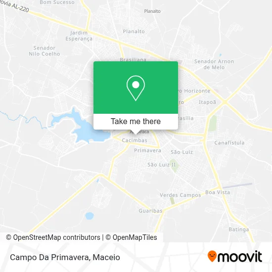 Campo Da Primavera map